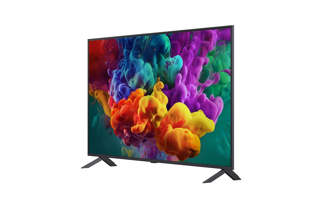 LG 55-tolline LG QNED evo AI Mini-LED QNED85 4K nuti TV 2026, LG QNED evo AI QNED85 Mini LED koos Dynamic QNED Color Pro-ga täidab ekraani erksate, voolavate mitmevärviliste, maalilaadsete liikumispursetega, tuues esile täiustatud värvielujõu, mis on sertifitsee, 55QNED85B3B, thumbnail 5
