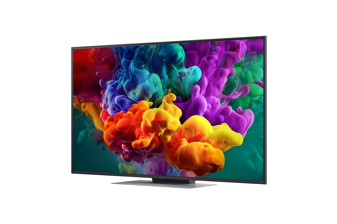 LG 55-tolline LG QNED evo AI Mini-LED QNED86 4K nuti TV 2026, LG QNED evo AI QNED85 Mini LED alpha 8 AI Processor 4K Gen3 helendab sinises valguses trükkplaadil, rõhutades tehisintellekti töötlemisvõimsust koos NPU x5.0 kiirema närvitöötluse, GPU 10% võimsama gr, 55QNED86B3B, thumbnail 7
