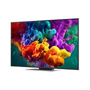 LG 55-tolline LG QNED evo AI Mini-LED QNED86 4K nuti TV 2026, LG QNED evo AI QNED85 Mini LED alpha 8 AI Processor 4K Gen3 helendab sinises valguses trükkplaadil, rõhutades tehisintellekti töötlemisvõimsust koos NPU x5.0 kiirema närvitöötluse, GPU 10% võimsama gr, 55QNED86B3B, thumbnail 7