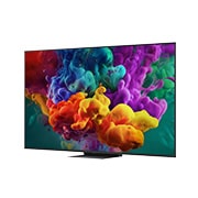 LG 65-tolline LG QNED evo AI Mini-LED QNED87 4K nuti TV 2026, LG QNED evo AI QNED85 Mini LED alpha 8 AI Processor 4K Gen3 helendab sinises valguses trükkplaadil, rõhutades tehisintellekti töötlemisvõimsust koos NPU x5.0 kiirema närvitöötluse, GPU 10% võimsama gr, 65QNED87B3A, thumbnail 7