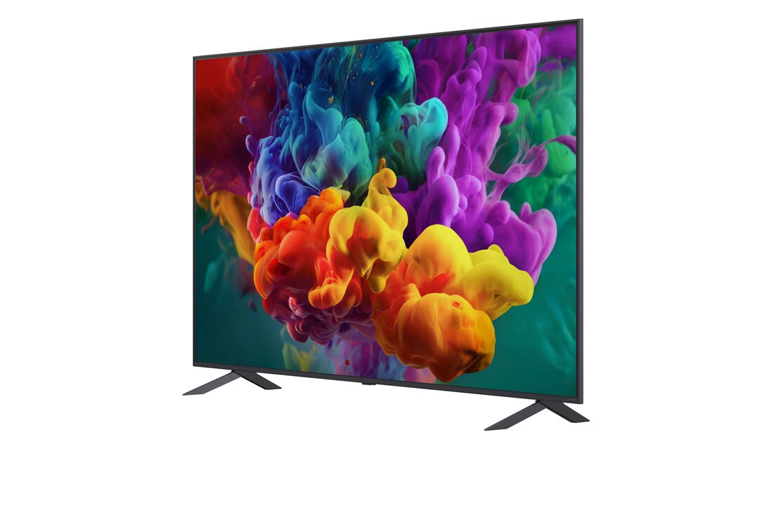 LG 75-tolline LG QNED evo AI Mini-LED QNED85 4K nuti TV 2026, LG QNED evo AI QNED85 Mini LED koos Dynamic QNED Color Pro-ga täidab ekraani erksate, voolavate mitmevärviliste, maalilaadsete liikumispursetega, tuues esile täiustatud värvielujõu, mis on sertifitsee, 75QNED85B3B, thumbnail 5