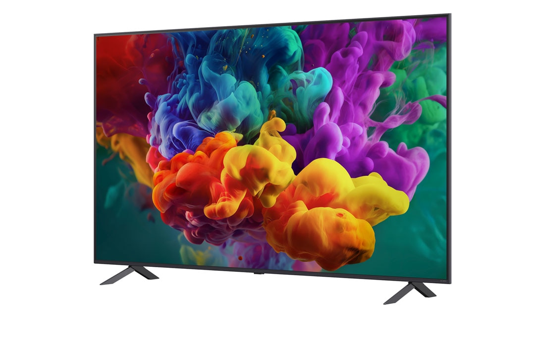 LG 75-tolline LG QNED evo AI Mini-LED QNED85 4K nuti TV 2026, LG QNED evo AI QNED85 Mini LED toob Mini LED koos Precision Dimming Pro-ga esile poolitatud virmaliste valguses liustikumäestiku stseeni kaudu, võrreldes tavalist LED-i sügavamate mustade ja viimistle, 75QNED85B3B, thumbnail 6