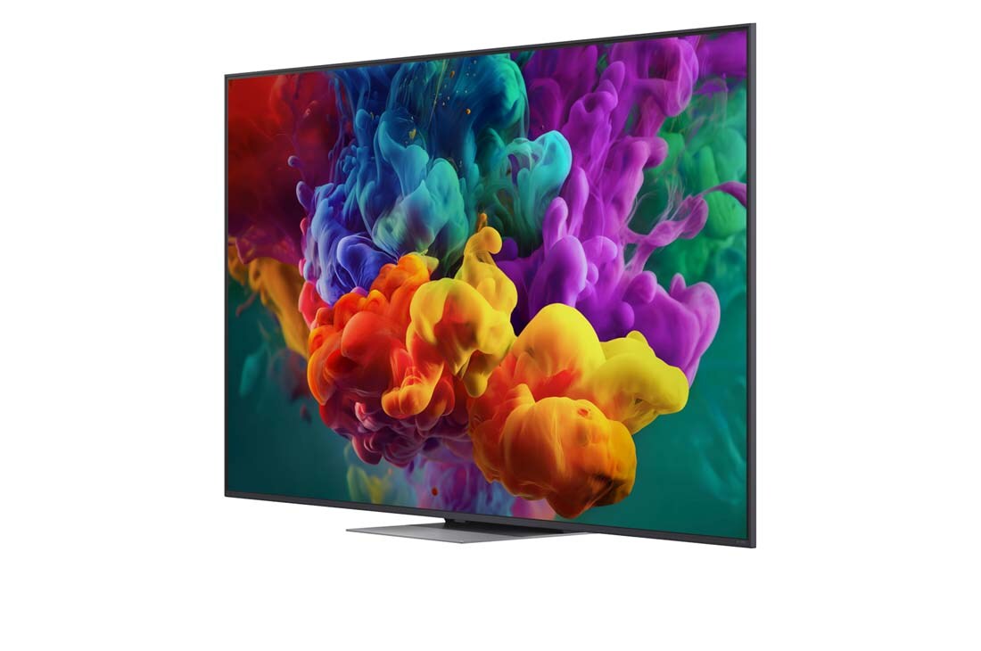 LG 75-tolline LG QNED evo AI Mini-LED QNED86 4K nuti TV 2026, LG QNED evo AI QNED85 Mini LED toob Mini LED koos Precision Dimming Pro-ga esile poolitatud virmaliste valguses liustikumäestiku stseeni kaudu, võrreldes tavalist LED-i sügavamate mustade ja viimistle, 75QNED86B3B, thumbnail 6