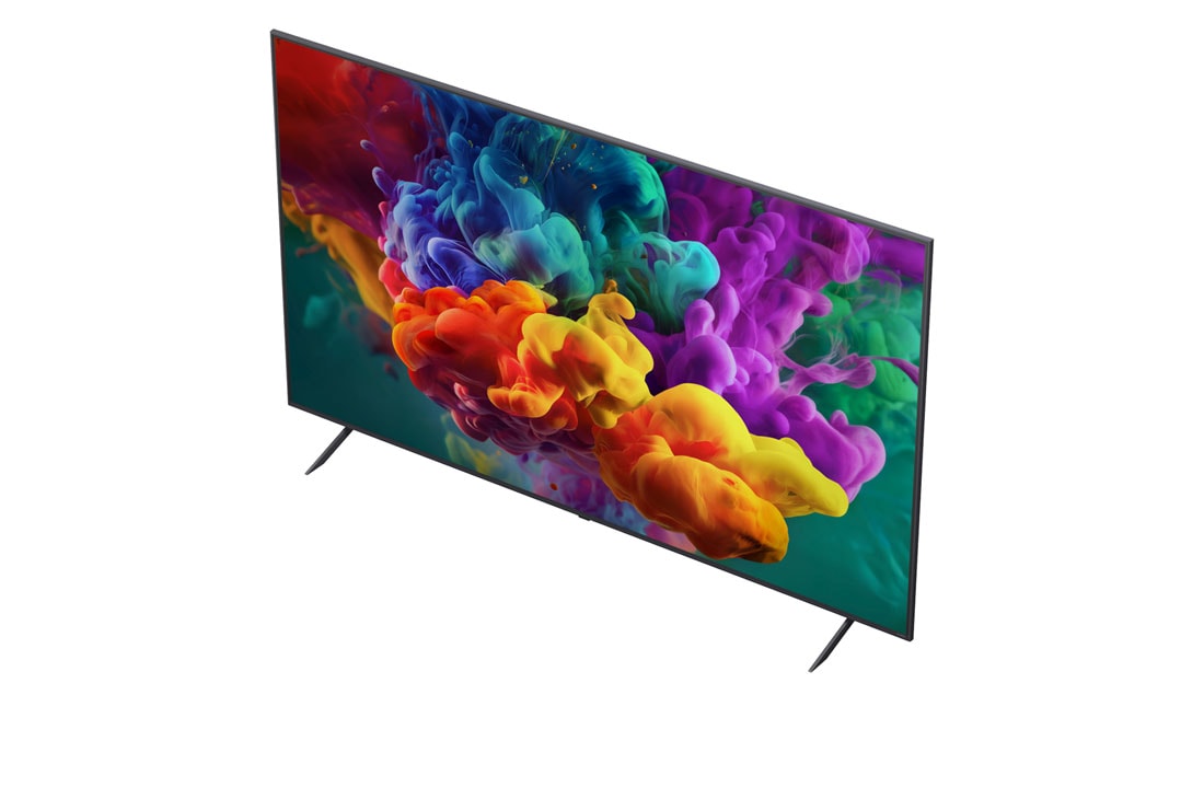 LG 86-tolline LG QNED evo AI Mini-LED QNED85 4K nuti TV 2026, LG QNED evo AI QNED85 Mini LED toob Mini LED koos Precision Dimming Pro-ga esile poolitatud virmaliste valguses liustikumäestiku stseeni kaudu, võrreldes tavalist LED-i sügavamate mustade ja viimistle, 86QNED85B3B, thumbnail 6