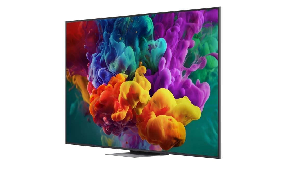 LG 86-tolline LG QNED evo AI Mini-LED QNED86 4K nuti TV 2026, LG QNED evo AI QNED85 Mini LED toob Mini LED koos Precision Dimming Pro-ga esile poolitatud virmaliste valguses liustikumäestiku stseeni kaudu, võrreldes tavalist LED-i sügavamate mustade ja viimistle, 86QNED86B3B, thumbnail 6
