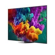LG 86-tolline LG QNED evo AI Mini-LED QNED86 4K nuti TV 2026, LG QNED evo AI QNED85 Mini LED toob Mini LED koos Precision Dimming Pro-ga esile poolitatud virmaliste valguses liustikumäestiku stseeni kaudu, võrreldes tavalist LED-i sügavamate mustade ja viimistle, 86QNED86B3B, thumbnail 6