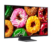 LG 27-tolline LG FHD AI LB70 4K nutiteler 2026, LG SMART TV AI LB70 FHD TV toob HDR10 Pro esile poolitatud järve-ja-mäestiku maastikupildiga, võrreldes SDR-i HDR10 Proga, et näidata heledamaid esiletõsteid, sügavamaid varje ja peenemat kontrastsust, 27LB70003LA, thumbnail 4