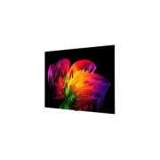 LG 77-tolline Wallpaper TV LG OLED evo AI W6 4K nuti TV 2026 koos juhtmevaba video ja heli ülekandega, LG OLED evo AI W6 Wallpaper TV koos LG Gallery+ mitmekesise kunstisisuga kuvab ekraanil Vincent van Goghi teost „Tähistaevas“ elutoas, kus on maast laeni aknad, rikastades interjööri kureeritud galeri, OLED77W69LA, thumbnail 6