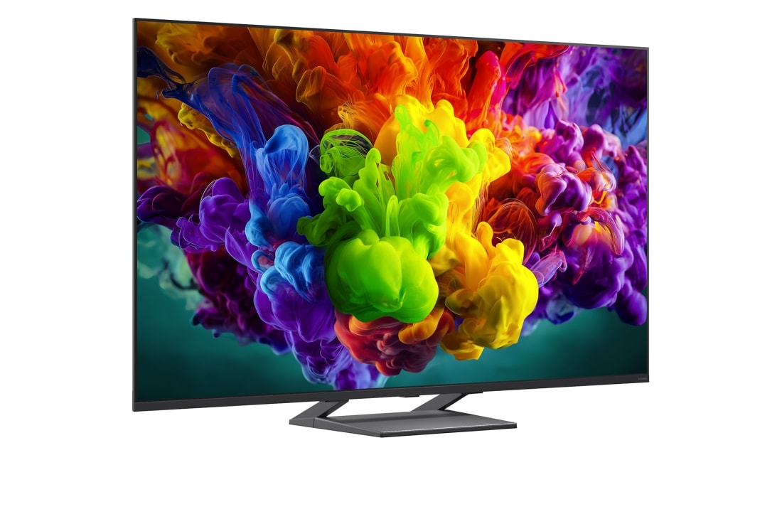 LG 55-tolline LG QNED AI Mini-LED QNED93 4K nuti TV 2026, LG QNED evo AI Mini LED QNED90 toob Mini LED koos Precision Dimming Proga esile poolitatud virmaliste valguses liustikumäestiku stseeni kaudu, võrreldes tavalist LED-i sügavamate mustade ja viimistlet, 55QNED93B6A, thumbnail 4