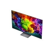 LG 55-tolline LG QNED AI Mini-LED QNED93 4K nuti TV 2026, LG QNED evo AI Mini LED QNED90 sisaldab isikupärastamiseks AI Hubi, mille kohal on AI-ikoon koos kaugjuhtimispuldiga, mida ümbritsevad sildid: Multi AI Search, AI Concierge, AI Voice ID with My Page, , 55QNED93B6A, thumbnail 9