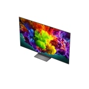 LG 65-tolline LG QNED AI Mini-LED QNED93 4K nuti TV 2026, LG QNED evo AI Mini LED QNED90 sisaldab isikupärastamiseks AI Hubi, mille kohal on AI-ikoon koos kaugjuhtimispuldiga, mida ümbritsevad sildid: Multi AI Search, AI Concierge, AI Voice ID with My Page, , 65QNED93B6A, thumbnail 9