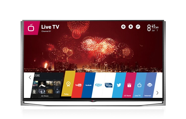 LG 65-tolline Ultra HD Smart TV teler koos WebOSiga, heli on kujundanud Harman Kardon., 65UB980V