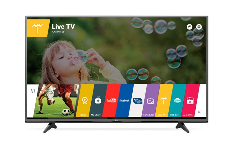 LG 55-tolline Ultra HD Smart TV LED-teler koos WebOS 2.0 ja sisseehitatud WiFi., 55UF6807