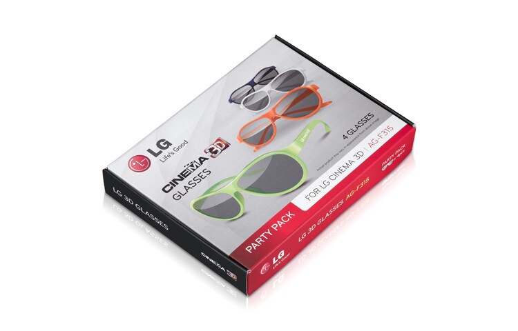 LG Cinema 3D prillid (4 tk.), AG-F315