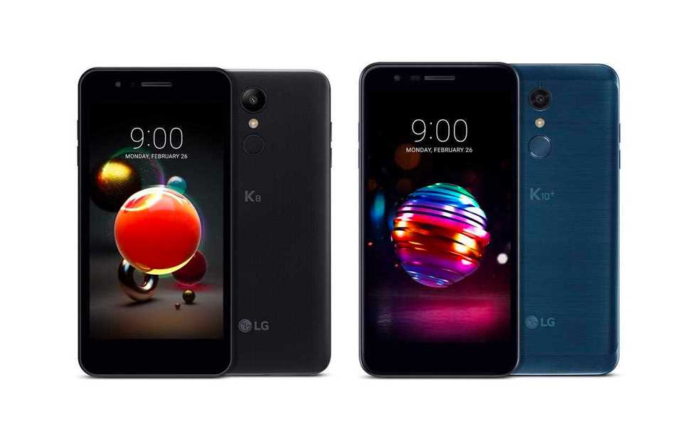 LG K10 and K8 telefon