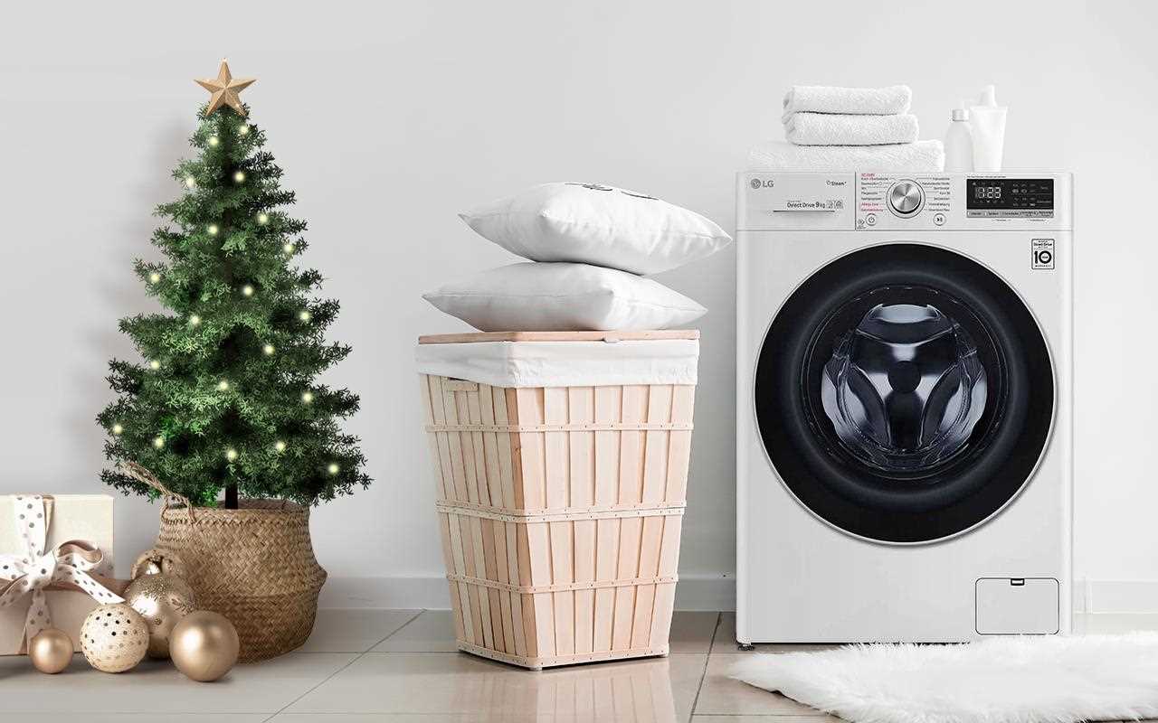 The LG Washing Machine comes equipped with AI that can detect your load of washing and pick the right cycle accordingly - the perfect Christmas present! | More at LG MAGAZINE
