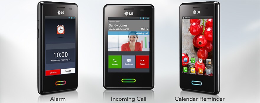 Avaekraani nupu LED-tuli