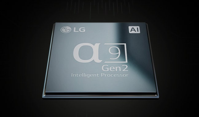 Compelling LG OLED TV. Powered by α9 Gen2 with AI Algorithm