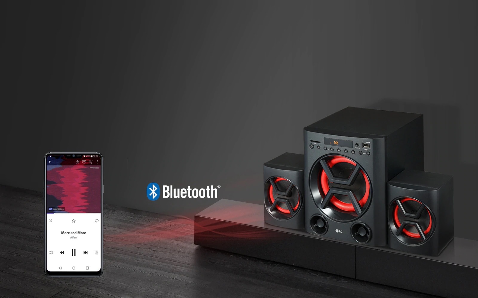 دفق الصوت اللاسلكي عبر Bluetooth 1