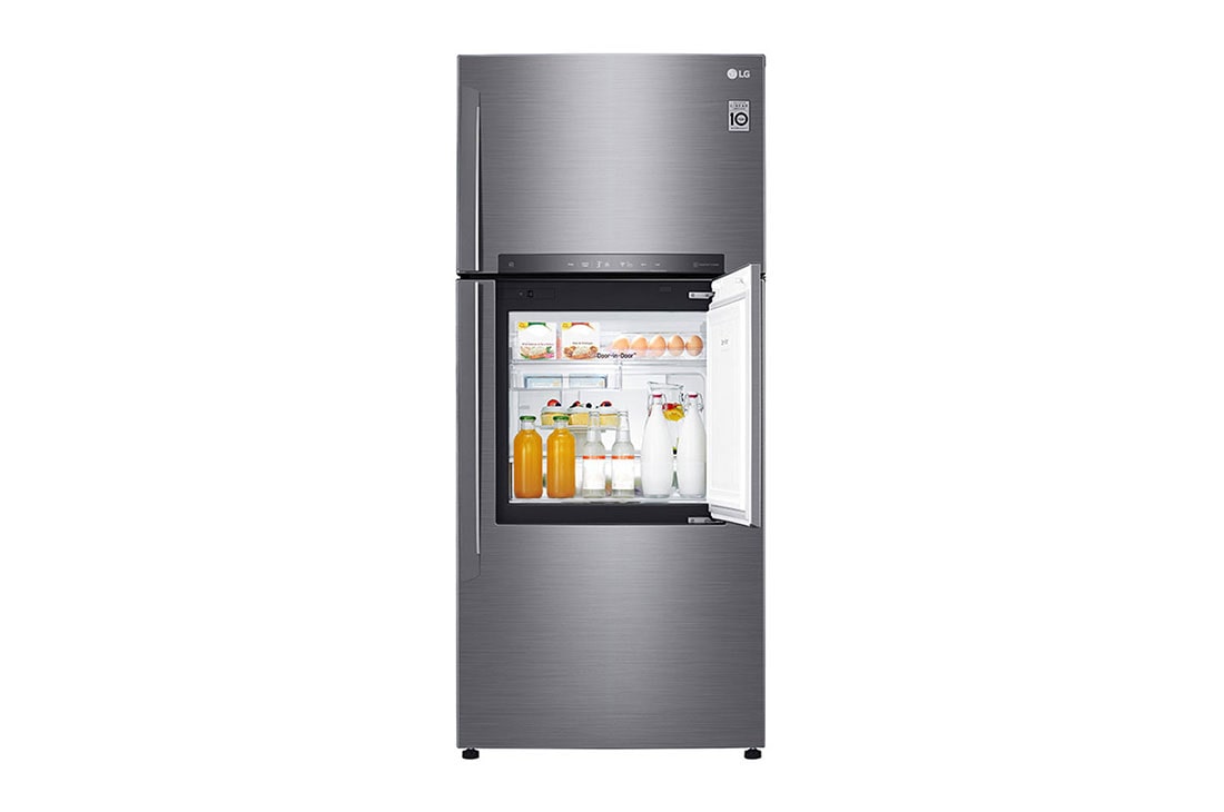 LG ضاغط خطي 512 لترًا، 18 قدمًا مكعبًا، رقمية، فلتر تنقية Hygiene Fresh، خاصية Door Cooling, GN-A722HLHU