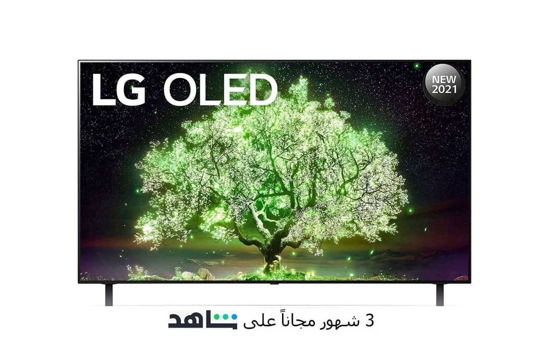 LG سلسلة تلفزيون LG OLED،‏ 55 بوصة A1، بتصميم شاشة السينما الرائع بدقة 4K والمزود بتقنية Cinema HDR ونظام تشغيل WebOS بالإضافة إلى تقنية Smart AI ThinQ وتقنية تعتيم البكسل , OLED55A1PVA, OLED55A1PVA