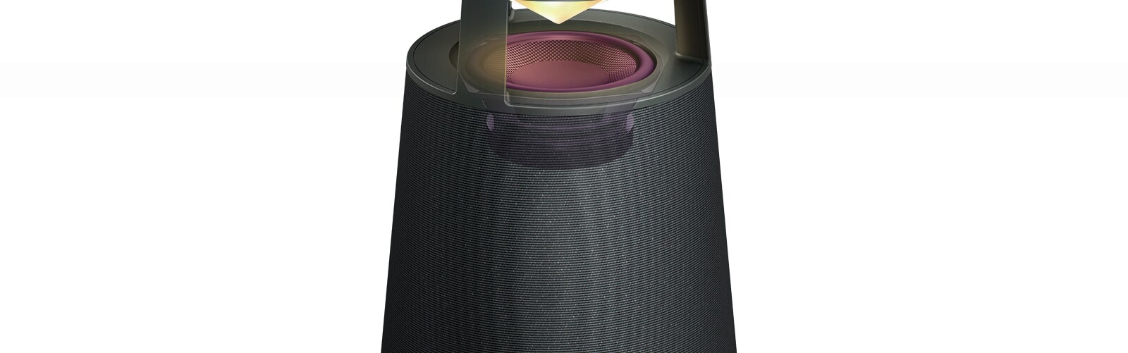 Image showing Glass fiber woofer unit in the middle of XBOOM 360.