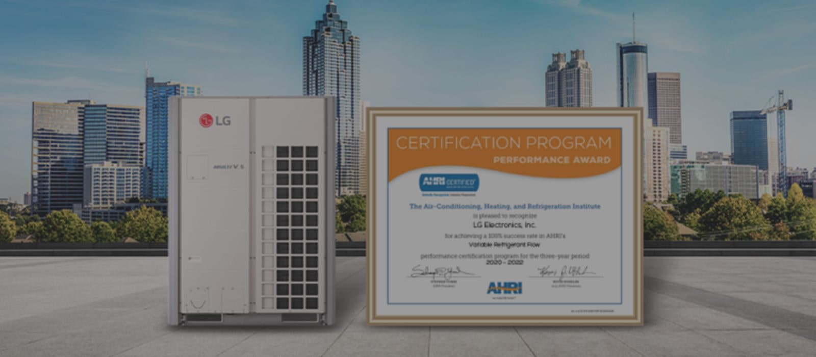 LG Recognized With AHRI Performance Award for Sixth Consecutive Year1