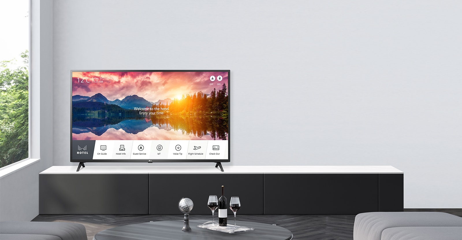 LG Smart Hotel TV with Effective Content Management