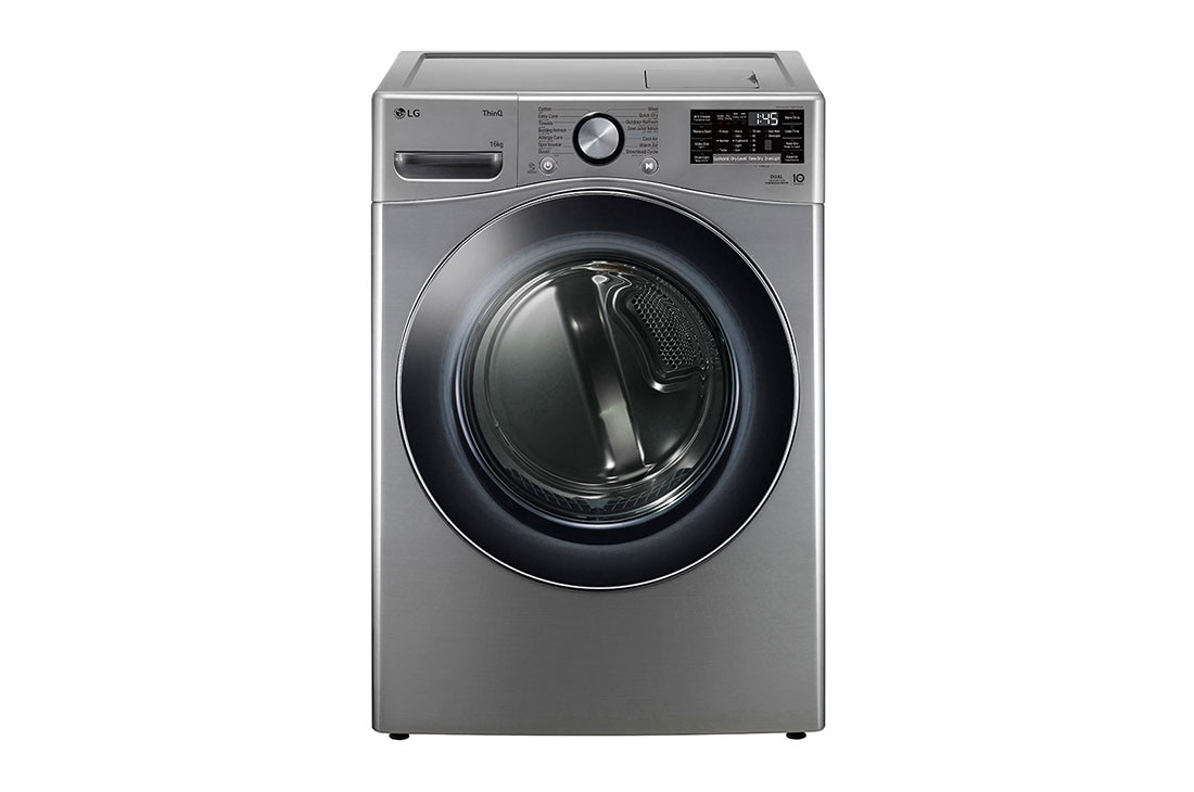 LG 16Kg DUAL Inverter Dryer, sensor dry, Allergy care, Drum care, VCM color, ThinQ (Wi-Fi)			 			, RH16U8EVCW, RH16U8EVCW