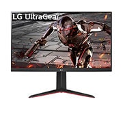 LG 31.5'' LG UltraGear™  QHD Gaming Monitor with 165Hz, 1ms MBR, front view, 32GN650-B, thumbnail 1
