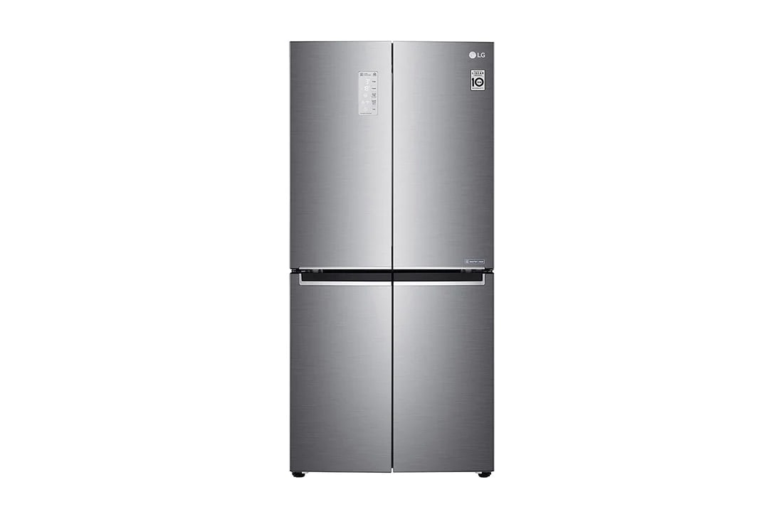 LG 4 Door Refrigerator, Inverter Linear Compressor, 530 Liter, 19 Cubic Feet, GC-B22FTLFL