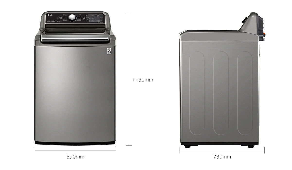 Shop LG 25 Kg HEDD Motor Turbo Wash 3D Washing Machine LG