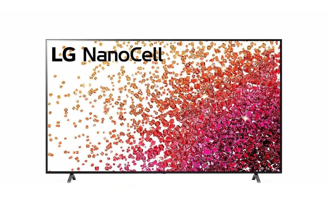 LG NanoCell TV 75 inch NANO75 Series, 4K Active HDR, WebOS Smart ThinQ AI, A front view of the LG NanoCell TV, 75NANO75VPA, thumbnail 15