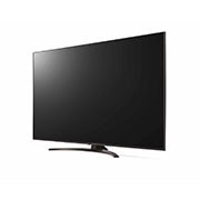 LG UHD 4K TV 65 Inch UP81 Series, Cinema Screen Design 4K Active HDR WebOS Smart AI ThinQ , 30 degree side view with infill image, 65UP8150PVB, thumbnail 4