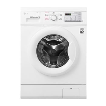 8KG Steam Washing Machine White Knob1