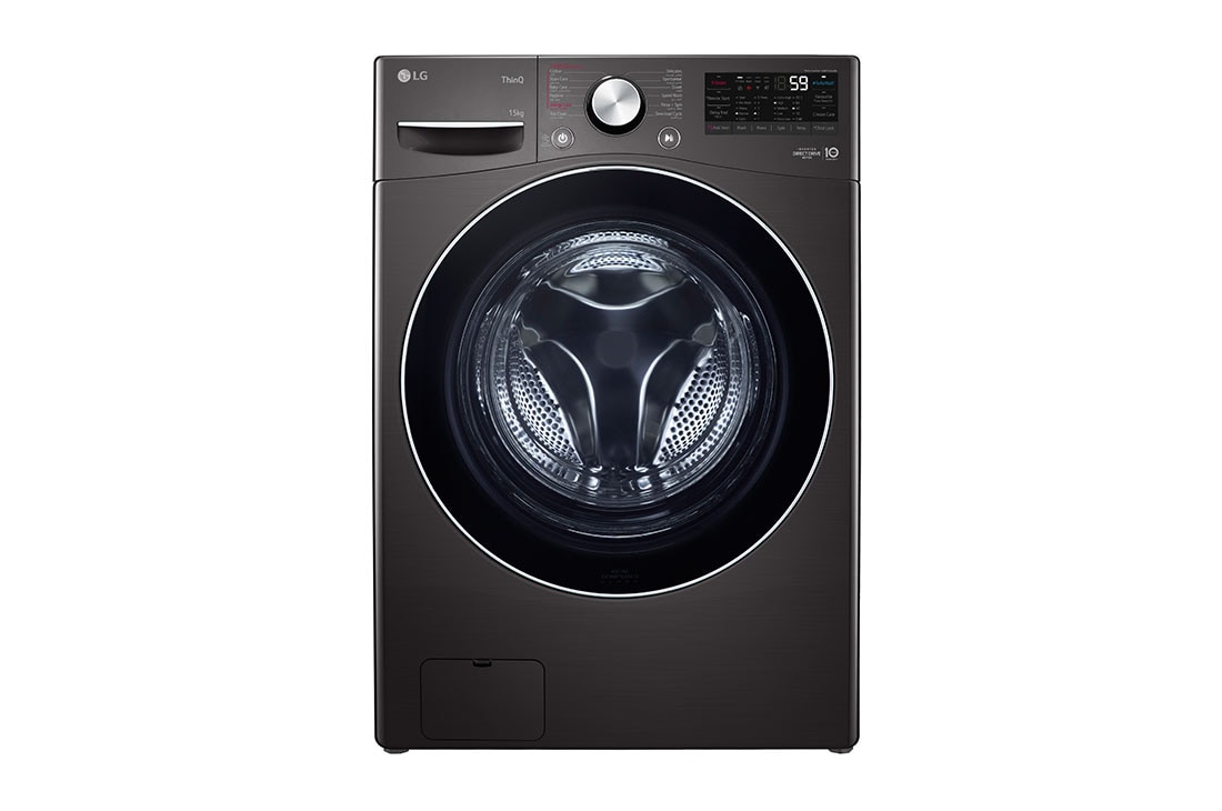 LG 15 kg Front load washing machine with AI DD™ (Intelligent Care with 18% More Fabric Protection) , Black steel ,Bigger capacity in same size,SmartThinQ™ (Wi-Fi), Tempered Glass Door,Stainless Lifter., F0L9DYP2E, F0L9DYP2E, thumbnail 15