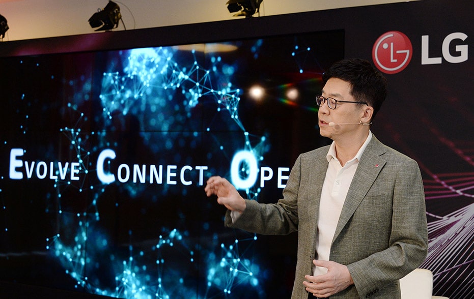 dr.ip park shared the LG's vision for an AI-powered future where Anywhere is Home