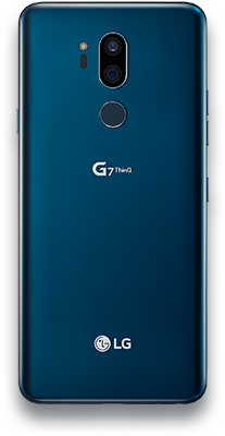 LG G7 Thinq Trasera Azul