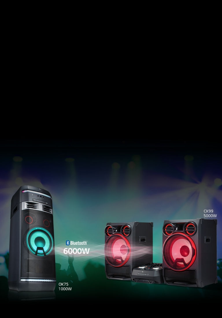 Lg OK75 - Altavoz Portátil 1000W Bluetooth USB Funciones DJ y Karaoke ·  Comprar ELECTRODOMÉSTICOS BARATOS en