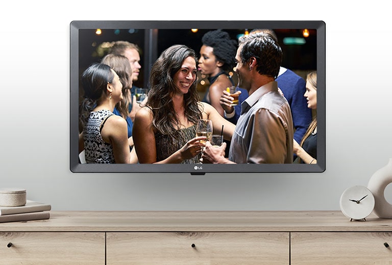 LG 24TN510S-PZ - Monitor Smart TV 24 pulgadas (60cm), Pantalla LED HD,  1366x768, 16:9, DVB