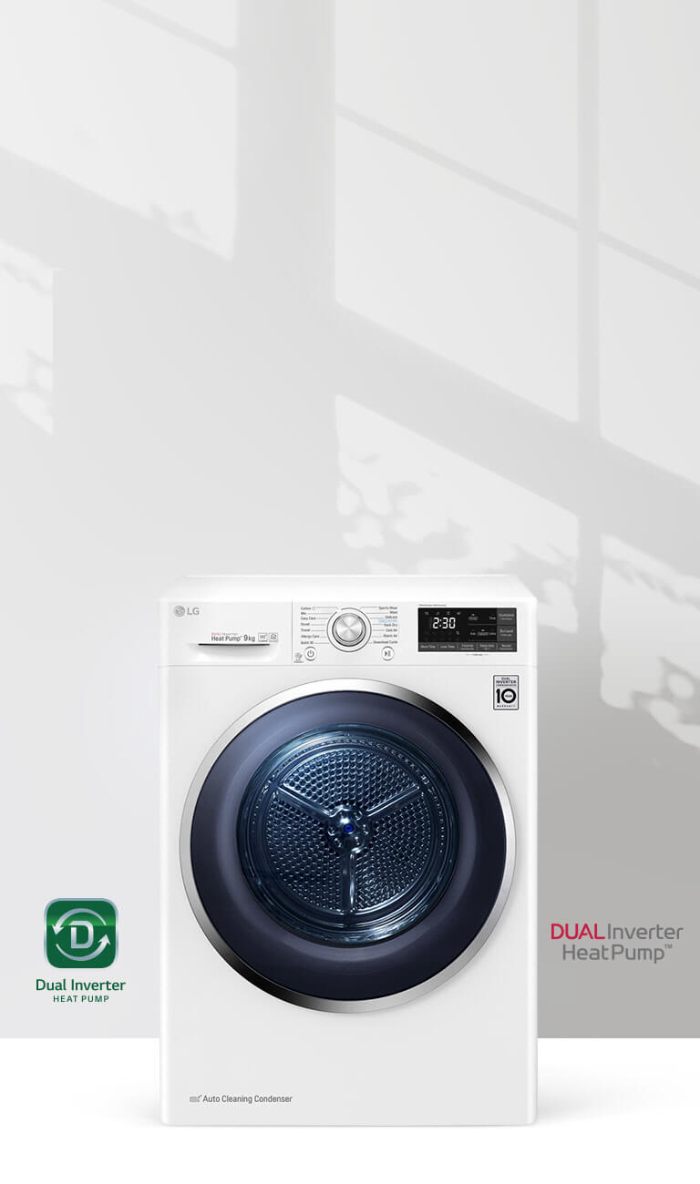 Trampas Generacion Corte LG Secadora con Bomba de calor Dual Inverter 8kg, Clasificación A+++,  Blanca, Serie 5. | LG España