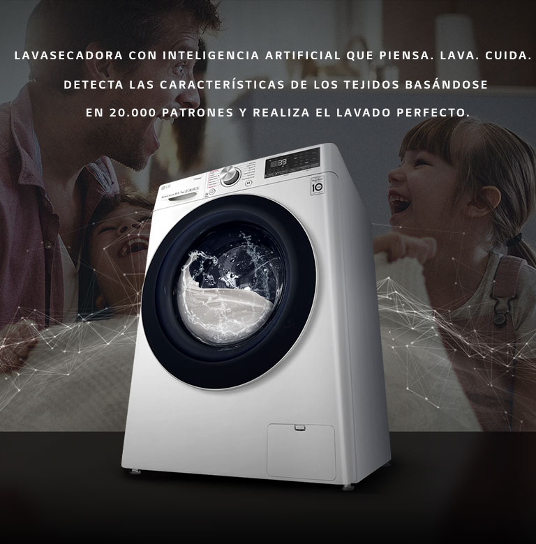bulto Inolvidable sacerdote LG Lavasecadora inteligente AI Direct Drive 10,5/7kg, 1400rpm,  Clasificación A(lavado)/E(secado), Inox antihuellas, Serie 700 | LG España