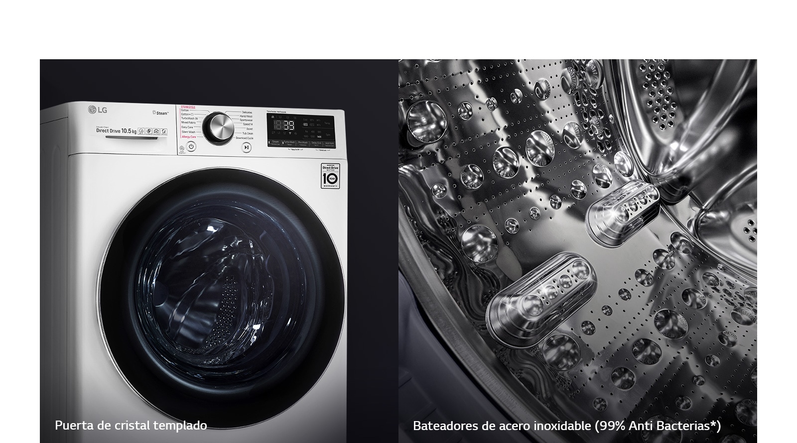 financiero difícil Policía LG Lavadora inteligente AI Direct Drive 10.5kg, 1400rpm, Clasificación A, Blanca, Serie 700 | LG España financiero difícil Policía LG Lavadora inteligente AI Direct Drive 10.5kg, 1400rpm, Clasificación A, Blanca, Serie 700 | LG España