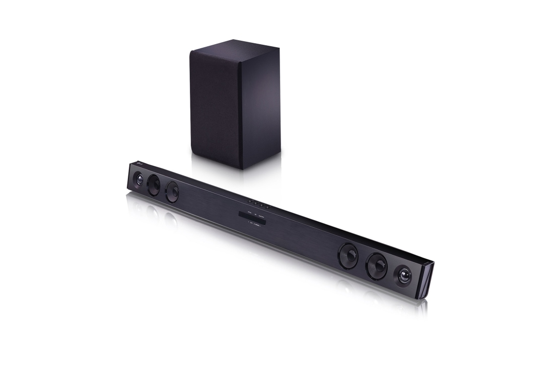 LG Barra de sonido y subwoofer inalámbrico S40Q - Canal 2.1, salida de 300  vatios, audio de cine en casa negro