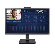 LG 24'' Full HD All-in-One Thin Client, front view, 24CN670N-6A, thumbnail 2