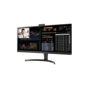 LG 34'' UltraWide™ All-in-One Thin Client,  -15 degree side view, 34CN650N-6A, thumbnail 4