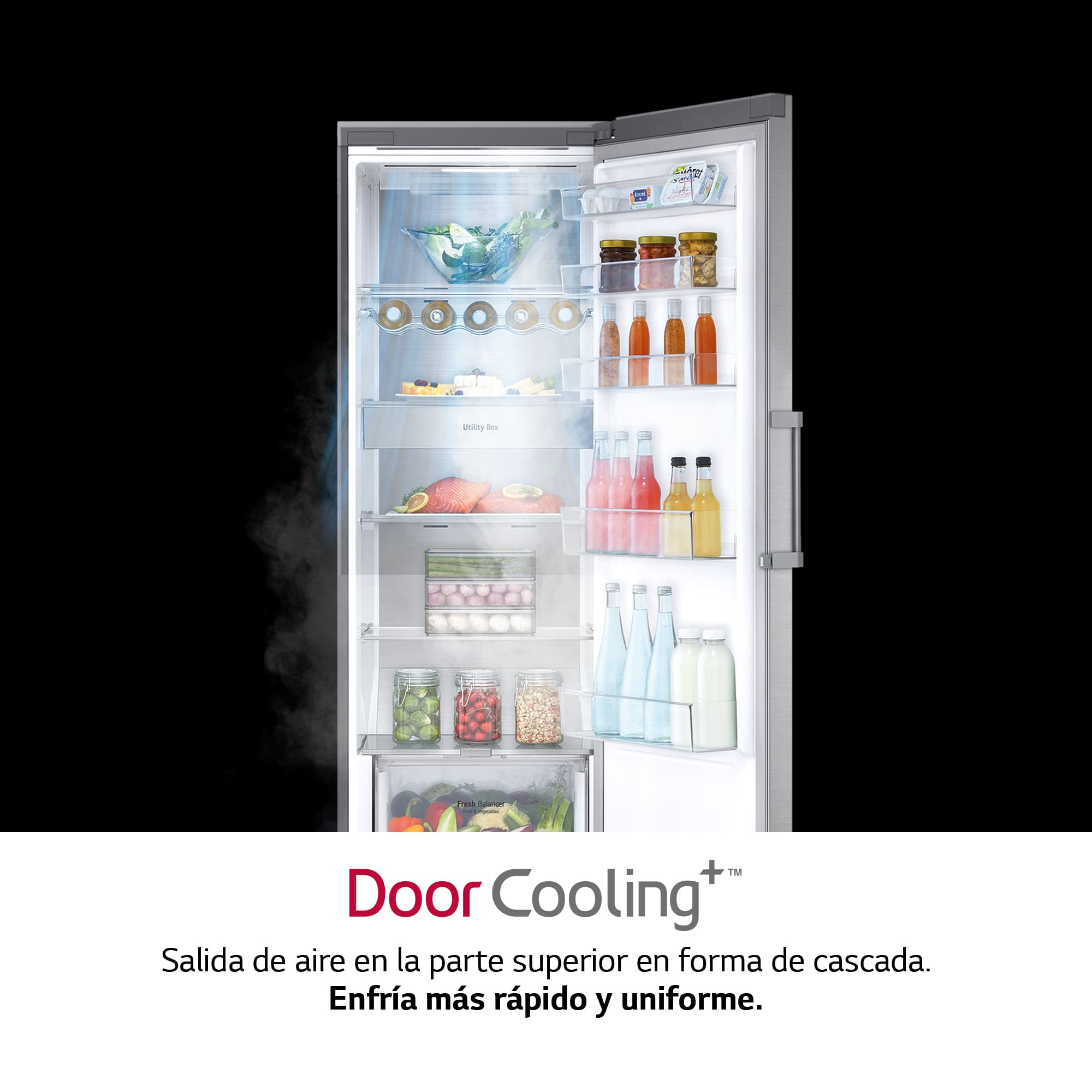Frigorífico 1 puerta Door Cooling Total No Frost - GLM71MBCSF