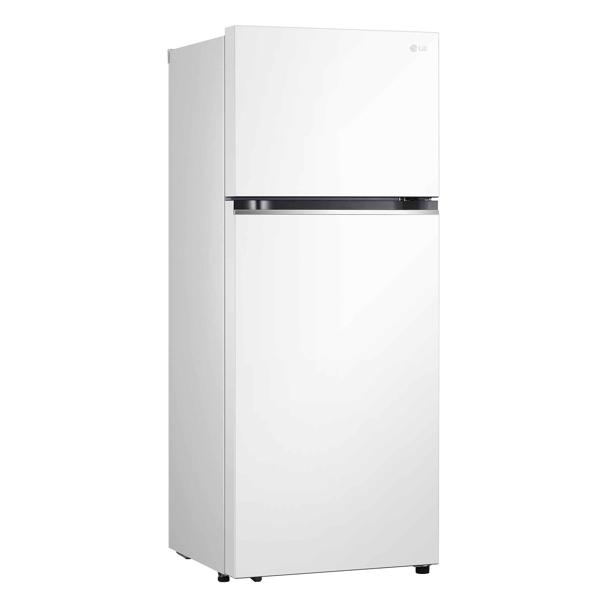 LG Frigorífico Dos Puertas, Clasificación energética E, Linear Cooling, Door Cooling, Total No Frost, Blanco, GTBV38SWGKD vista angular, GTBV38SWGKD