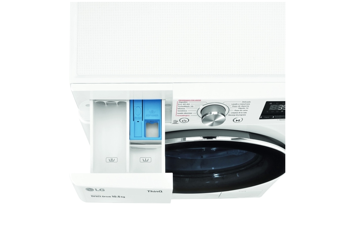 Lavadora y secadora LG F4DR7010SGS 10 Kg Blanca