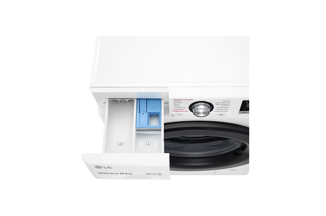 Lavadora automática LG WD-1409FD inverter blanca 10kg 127 V